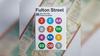 WHITE EDITION FULTON STREET MTA PLAYING CARDS (1972 VIGNELLI MAP EDITION)