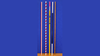 8 Foot Appearing Multi-Color Pole by Big Guy's Magic - Coloring Book Kicker Finale