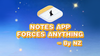 Notes App Forces Anything by Richard Zeng & Bacon Magic