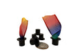 Tiny Magicians Top Hat - Set of 5 Hats with Silk Streamer