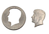 JFK Profile Double-Headed Coin Edition - Silhouette Coin