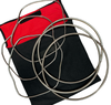 Twisted Linking 3 Ring Gag set with additional 3 Ring Set w/bayonet key - Drehfal Estate