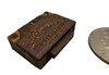Tiny Ouija Spirit Board with Drawer and Planchet - Wood Crafted