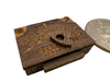Tiny Ouija Spirit Board with Drawer and Planchet - Wood Crafted