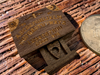 Tiny Ouija Spirit Board with Drawer and Planchet - Wood Crafted