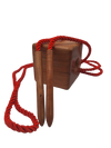Block Off Cord Redux Cherry Wood w/ Red Cord - Richard Spencer