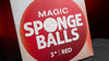 Magic Sponge Balls 4PK RED 3 inch by Murphy';s Magic