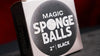 Magic Sponge Balls 4PK BLACK 2 inch by Murphy';s Magic