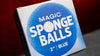 Magic Sponge Balls 4PK BLUE 2 inch by Murphy';s Magic