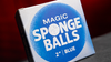 Magic Sponge Balls 4PK BLUE 2" by Murphy's Magic