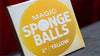 Magic Sponge Balls 4PK YELLOW 2 inch by Murphy';s Magic