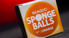 Magic Sponge Balls 4PK ORANGE 1 inch by Murphy';s Magic