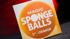 Magic Sponge Balls 4PK ORANGE 3 inch by Murphy';s Magic