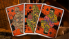 Good Pals Halloween Tales V2, Orange Playing Cards