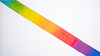 PRO SILK LARGE RAINBOW STREAMER 16 foot X 2.5 inch by Murphy's Magic