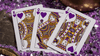 GILDED Good Pals Purple Foil Logo Playing Cards