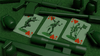 Army Men Playing Cards