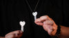 An incredible Mentalism Effect with keys that allows the mentalist to know exactly which key the spectator choose. Can be  performed from 1 to 4 people.