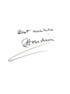 Elliot's Last Legacy - Houdini - Signed by Houdini - Stevens Estate