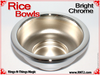 Magic Rice Bowls | Copper | Bright Chrome - RNT2