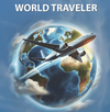 World Traveler - Greg Gleason with FREE SHIPPING