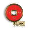 Chinese Coin (CH0021) Blue & Red by Tango Magic - Tricks